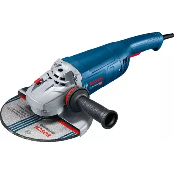 Bosch GWS 22-230 P Professional rebarbadora, 230 mm, 2200 W, punho auxiliar Vibration Control, azul