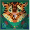 Conjunto de pintura e moldagem Ravensburger CreArt Do it together – Tigre (pintura em conjunto) 25863