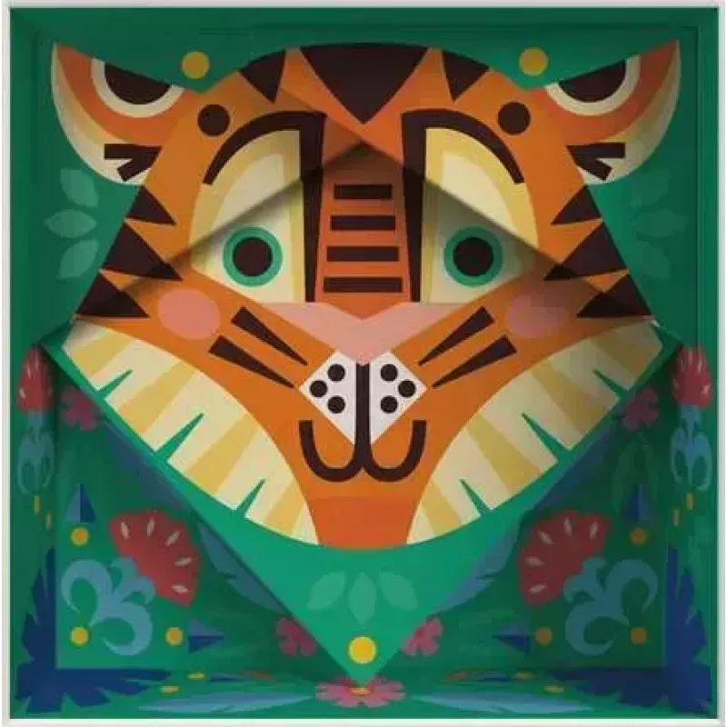 Conjunto de pintura e moldagem Ravensburger CreArt Do it together – Tigre (pintura em conjunto) 25863