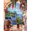 Puzzle Ravensburger CreArt Premium Lago Maggiore, motivo de pintura, modelo 25963