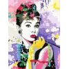 Conjunto de pintura de puzzle Ravensburger CreArt Premium — Audrey Hepburn (Ravensburger 25526)