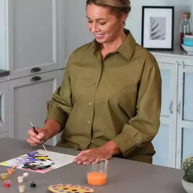 Conjunto de pintura de puzzle Ravensburger CreArt Premium — Audrey Hepburn (Ravensburger 25526)