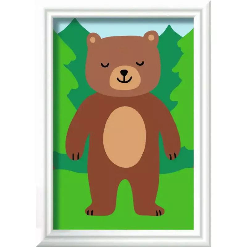 Conjunto de pintura Ravensburger CreArt — Pequeno urso da Ravensburger (modelo 23987) conjunto de pintura