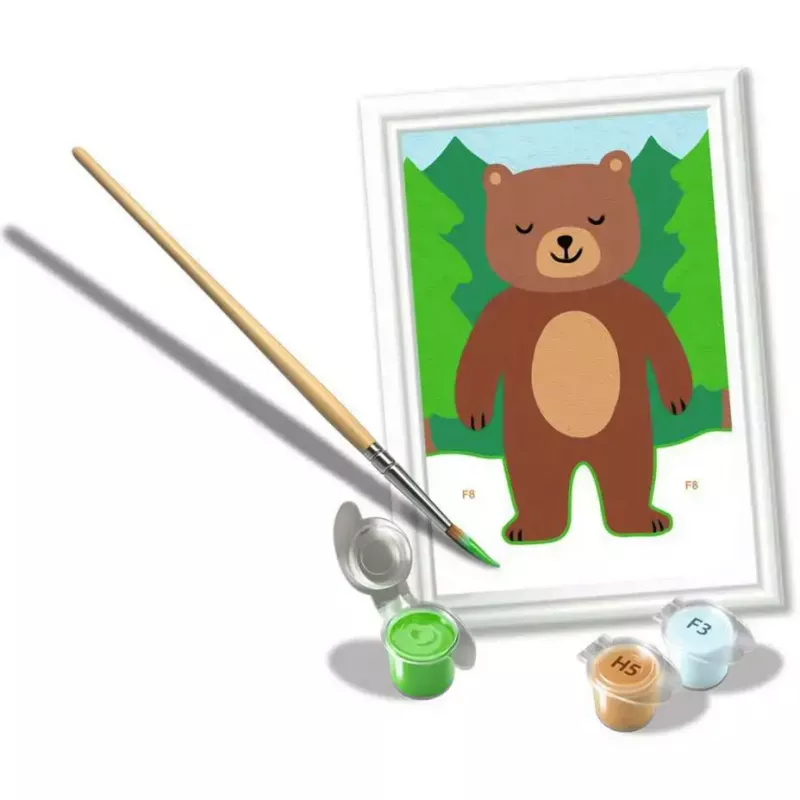 Conjunto de pintura Ravensburger CreArt — Pequeno urso da Ravensburger (modelo 23987) conjunto de pintura