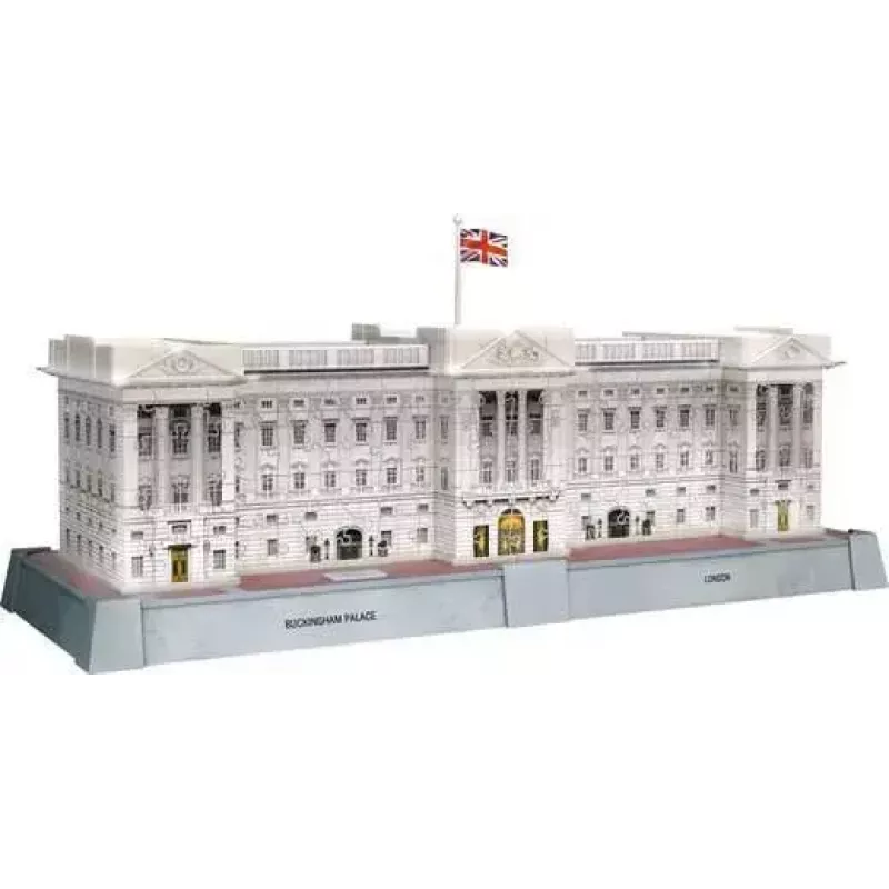 Puzzle 3D Ravensburger Iconics Palácio de Buckingham com luz, 216 peças