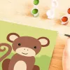 Conjunto de pintura Ravensburger CreArt Pequeno macaco – conjunto de pintura criativo para crianças