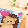 Kit de pintar por números Ravensburger CreArt Ouriço amoroso (modelo 25883) – conjunto de pintura