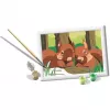 Conjunto de pintura Ravensburger CreArt – Cuddling Squirrels (modelo 25882) da Ravensburger