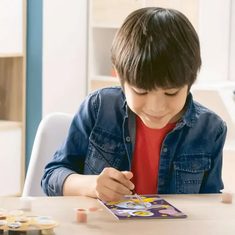 Conjunto de pintar por números Ravensburger CreArt – «Animais no espaço» conjunto de pintura