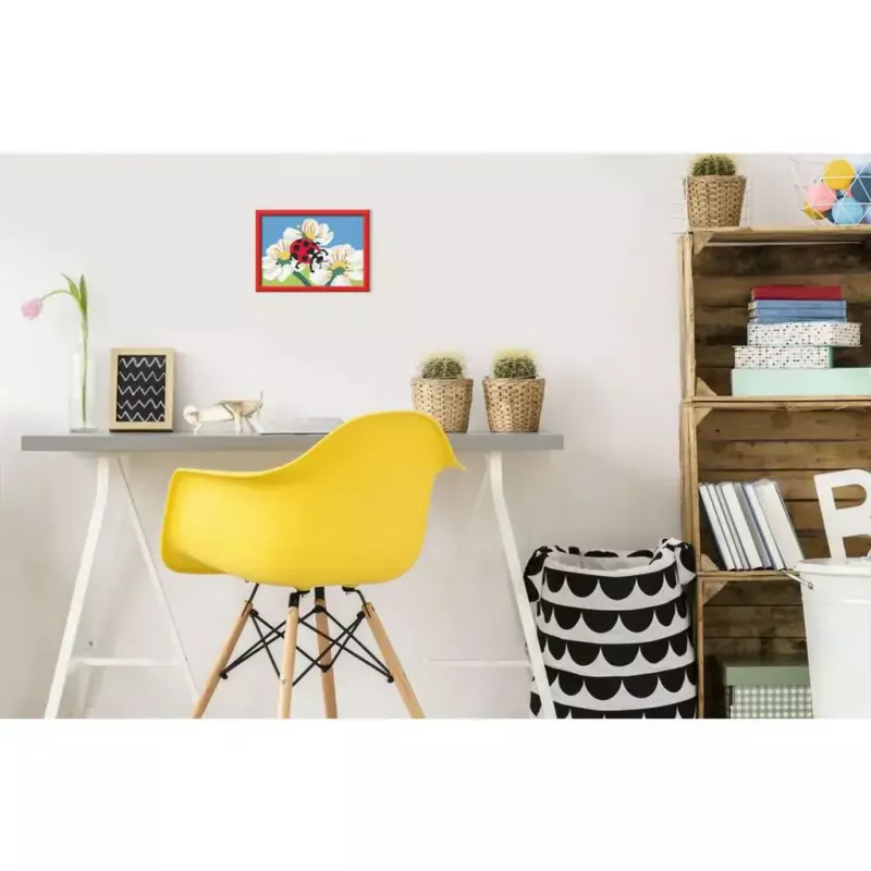 Conjunto de pintura Ravensburger CreArt – motivo joaninha, conjunto de pintura para trabalhos manuais