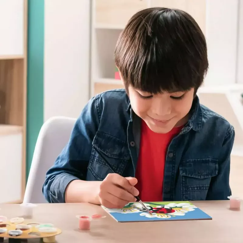 Conjunto de pintura Ravensburger CreArt – motivo joaninha, conjunto de pintura para trabalhos manuais