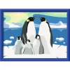 Conjunto de pintura Ravensburger CreArt Família de pinguins – conjunto de pintar por números, modelo 25888