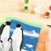 Conjunto de pintura Ravensburger CreArt Família de pinguins – conjunto de pintar por números, modelo 25888