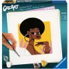 Conjunto de pintar por números Ravensburger CreArt Retrato de mulher, modelo 23669 – motivo retrato, conjunto de trabalhos manuais
