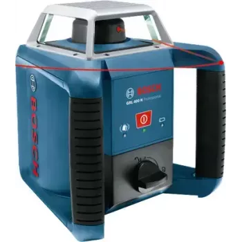 Laser rotativo Bosch GRL 400 H 400 m alcance 0,08 mm/m precisão