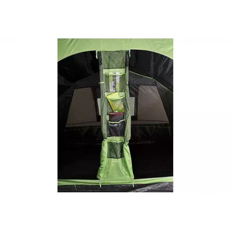 Tenda de túnel High Peak Meran 5.0 5 pessoas verde cinzento-claro