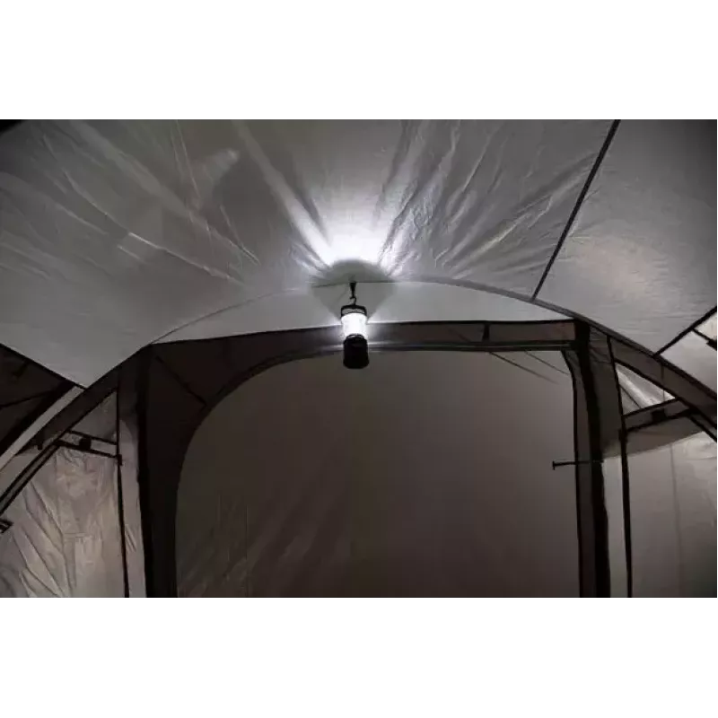 Tenda de túnel High Peak Meran 5.0 5 pessoas verde cinzento-claro