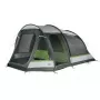 Tenda de túnel High Peak Meran 5.0 5 pessoas verde cinzento-claro
