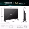 Hisense 40E4QT 101,6 cm (40 polegadas) Smart TV Full HD Wi-Fi preto