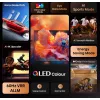 Hisense 85E77Q Smart TV QLED de 85 polegadas (215 cm), 4K Ultra HD, Wi-Fi, triplo sintonizador, preto
