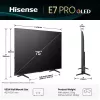 Hisense 75E77Q PRO 190,5 cm (75 polegadas) Smart TV 4K Ultra HD Wi-Fi preto