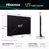 Hisense 100U7Q 2,54 m (100 polegadas) Smart TV 4K Ultra HD Wi-Fi preto
