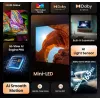 Hisense 100U7Q 2,54 m (100 polegadas) Smart TV 4K Ultra HD Wi-Fi preto