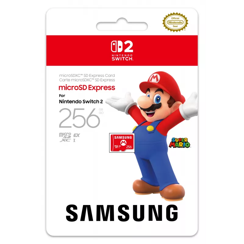 Cartão MicroSDXC Nintendo 256GB Express Card Switch 2
