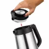 Chaleira elétrica Unold 18715 1,5 L 1800 W preto, aço inoxidável