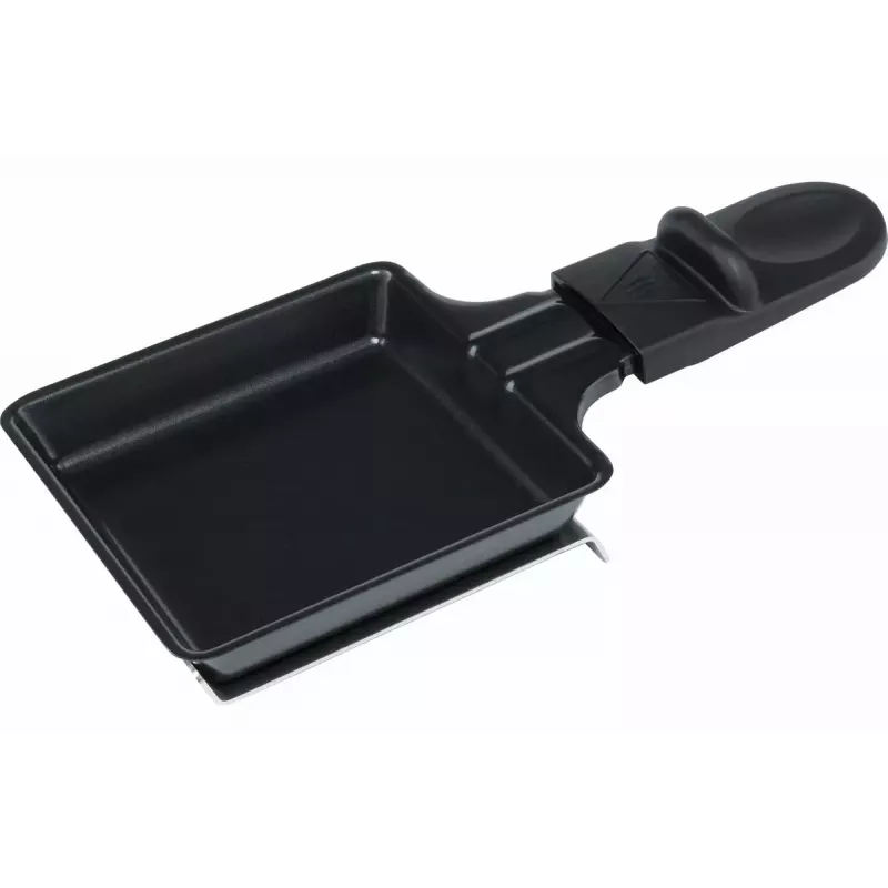 Raclette de ferro fundido RC 104 preto/aço inoxidável