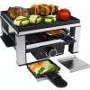 Raclette de ferro fundido RC 104 preto/aço inoxidável