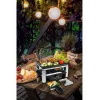 Raclette de ferro fundido RC 104 preto/aço inoxidável