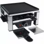 Raclette de ferro fundido RC 104 preto/aço inoxidável