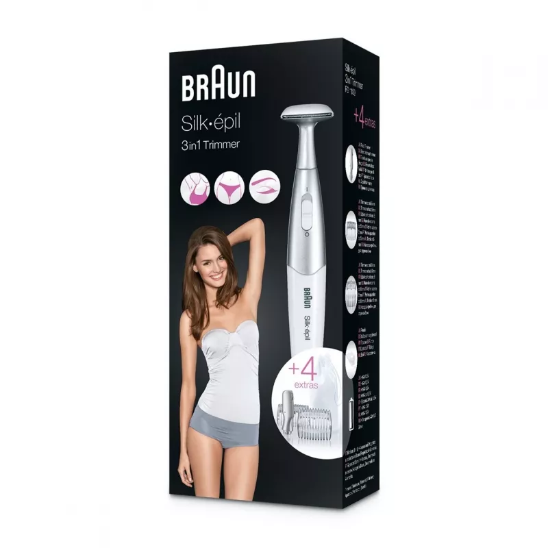 Braun Silk-épil FG 1100 prateado, branco