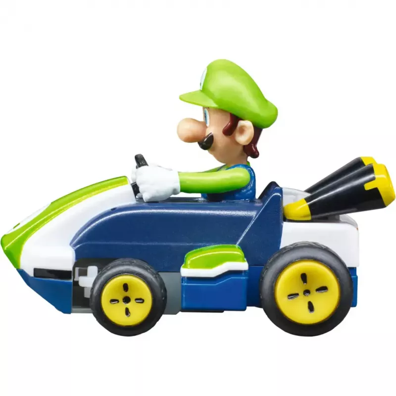 Carro telecomandado CARRERA Mario Kart Mini 2,4 GHz – Luigi Paperbox
