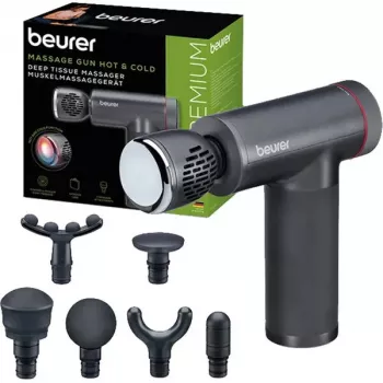 Massajador Trigger Point Hot & Cold Beurer MG 195, cinzento — terapia Hot & Cold para relaxamento muscular direcionado