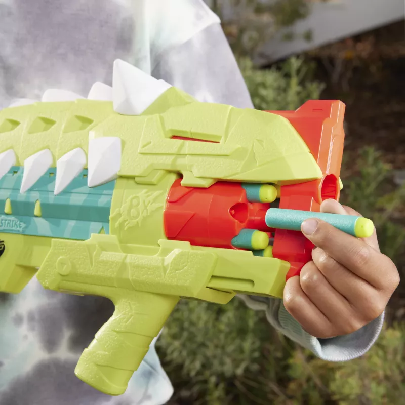 Nerf DinoSquad Armorstrike, blaster de brinquedo, 8 ano(s), 99 ano(s), dinossauro, 1 kg