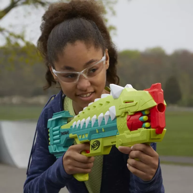 Nerf DinoSquad Armorstrike, blaster de brinquedo, 8 ano(s), 99 ano(s), dinossauro, 1 kg