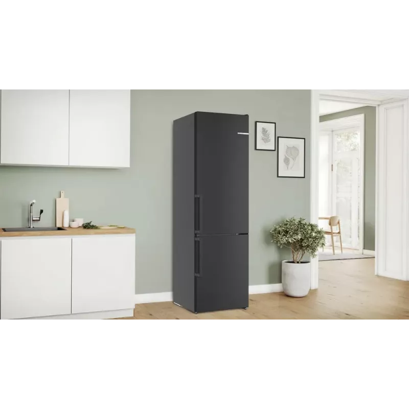 Combinado de frigorífico e congelador Bosch KGN39VXAU Independente 363 l preto