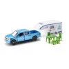 Carro Siku Ford F150 Metal Plástico azul verde branco 3+ anos