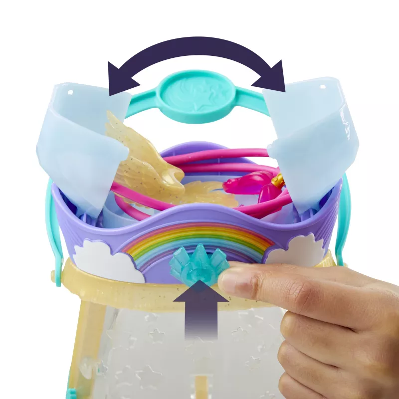 My Little Pony : Uma Nova Geração – Lanterna Sparkle Reveal Sunny Starscout – Brinquedo luminoso com 25 peças, surpresas