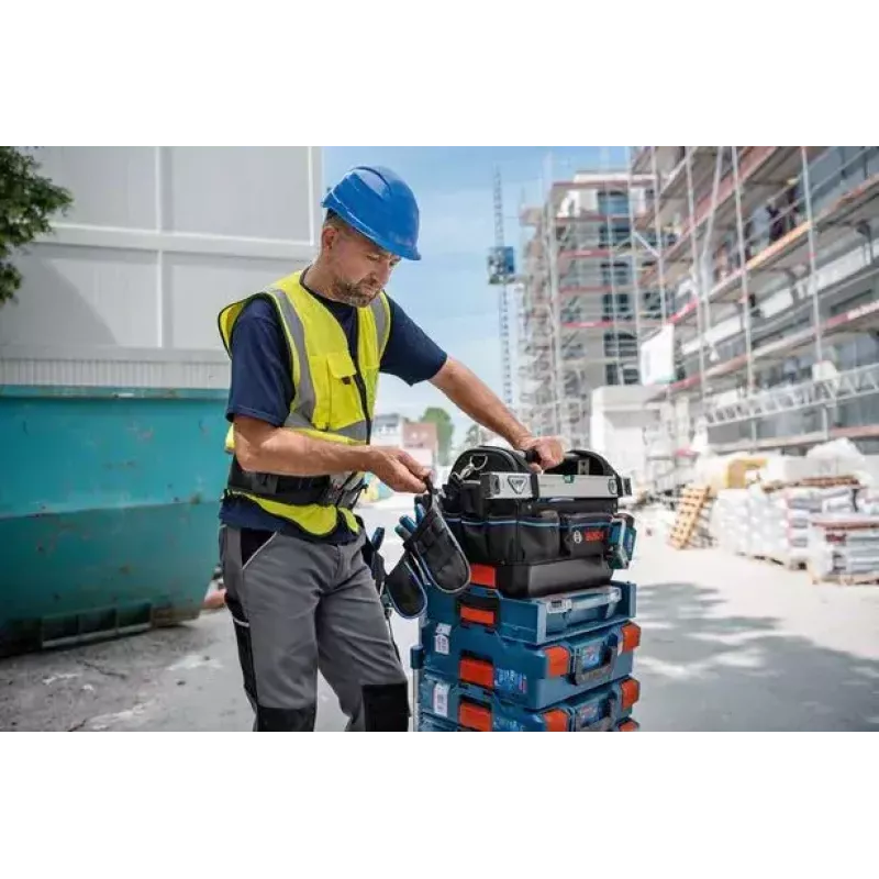 Bosch GWT 20 Professional 1600A025L6 mala de ferramentas, poliéster 1000D, capacidade de carga 23 kg, preto/azul