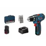Parafusadeira sem fio Bosch GSR 12V-15 Professional, 1300 RPM, preto, azul