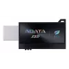 SSD externo ADATA SC730 1 TB, USB Type-C 3.2 Gen 2, 600/600 MB/s, preto, caixa de plástico