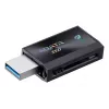 SSD externo ADATA SC730 1 TB, USB Type-C 3.2 Gen 2, 600/600 MB/s, preto, caixa de plástico