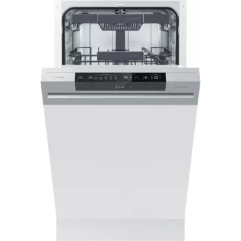 Máquina de lavar loiça semi-integrada Gorenje GI 561 D 10 S EB — 11 conjuntos de louça, Slimline 45 cm, 45 dB, 9 L/ciclo