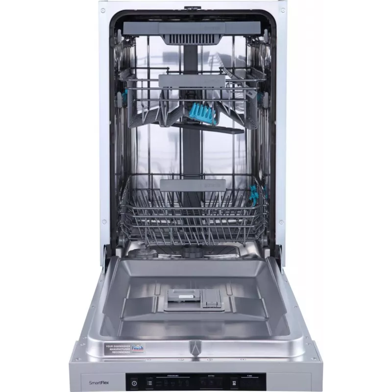 Máquina de lavar loiça semi-integrada Gorenje GI 561 D 10 S EB — 11 conjuntos de louça, Slimline 45 cm, 45 dB, 9 L/ciclo