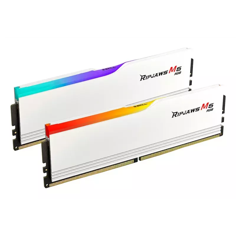 G.SKILL Ripjaws M5 RGB DDR5 64GB (2x32GB) 6800 MT/s CL34 branco Dual Kit