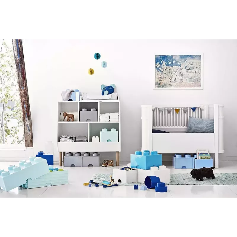 Unidade de gaveta room copenhagen LEGO Brick Drawer 4, cinzento, gaveta de arrumação modular