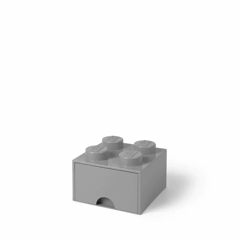 Unidade de gaveta room copenhagen LEGO Brick Drawer 4, cinzento, gaveta de arrumação modular